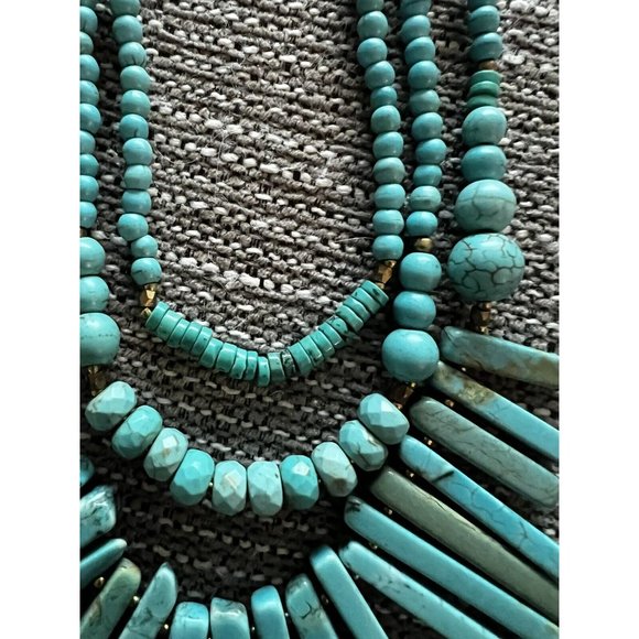 BaubleBar Turquoise statement necklace - Picture 4 of 6